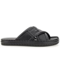 Fendi - Leather Sandals - Lyst