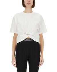Versace - 1978 Re-Edition Safety Pin" T-Shirt - Lyst