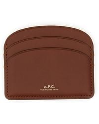 A.P.C. - Demi Lune Card Holder - Lyst
