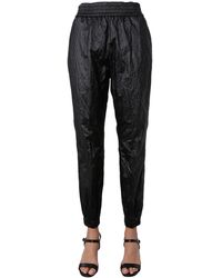 Fabiana Filippi - Tapered Track Pants With Crinkled Texture - Lyst