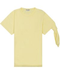 JW Anderson - Solid Crew Neck T-Shirt - Lyst