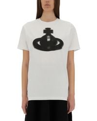 Vivienne Westwood - Halftone Orb" T-Shirt - Lyst