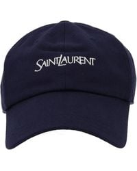 Saint Laurent - Cappello Da Baseball Con Logo - Lyst