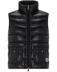 Moncler - Gilet Imbottito "Frelon" - Lyst