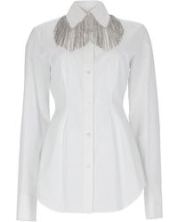 Sportmax - Camicia Con Colletto Gioiello - Lyst