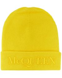 McQueen - Hat With Logo - Lyst