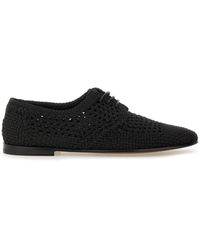 Dolce & Gabbana - Woven Fabric Derby Shoe - Lyst
