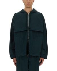 Helmut Lang - Garment-Dyed Windbreaker - Lyst
