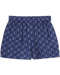 Tory Burch - Camp Shorts Viscose - Lyst