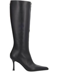 Alexander Wang - 85Mm Vera Zip-Detail Pointed-Toe Boots - Lyst
