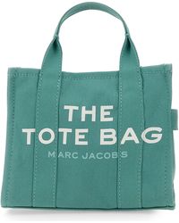 Marc Jacobs BORSA TOTE THE MINI TRAVELLER IN CANVAS - Verde
