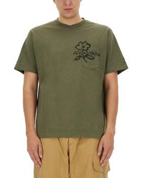 Engineered Garments - Cotton T Shirt - Lyst