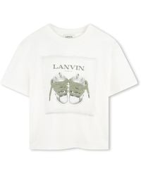 Lanvin - T Shirt With Logo - Lyst