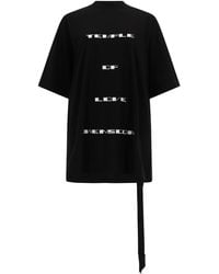 Rick Owens - Graphic Crew Neck T-Shirt - Lyst