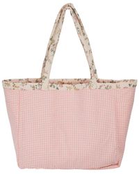 Emile Et Ida - Borsa "The Tote Bag" A Quadretti - Lyst
