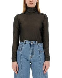 Maison Margiela - Viscose Jersey Bodysuit - Lyst