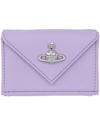 Vivienne Westwood - Lilac Polyurethane Wallet - Lyst