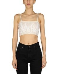 Vision Of Super - Pailsey Pattern Crop Top - Lyst