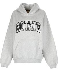 ROTATE BIRGER CHRISTENSEN - Logo Hood Sweatshirt - Lyst