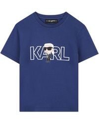 KARL LAGERFELD - T Shirt With Logo - Lyst