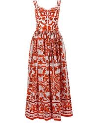 Dolce & Gabbana - Abito Lungo - Lyst