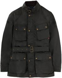 Belstaff - Solid Band Collar Jacket - Lyst