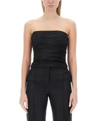 Moschino - Draped Top - Lyst