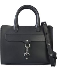 Rebecca Minkoff Mini Leather Satchel Bag - Black