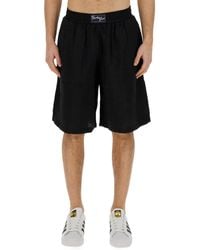 FAMILY FIRST - Bermuda With Logo - Lyst