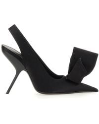 Ferragamo - Asymmetrical Bow Sandal - Lyst
