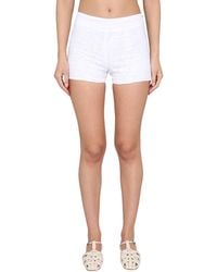 120% Lino - Linen Shorts - Lyst