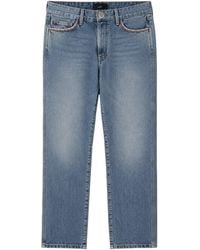 Alanui - Jeans Con Dettaglio Ricamo - Lyst