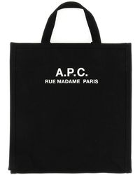 A.P.C. - Canvas Tote Bag - Lyst