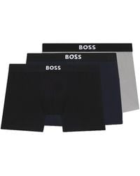 BOSS - 3-Pack Boxer Con Logo - Lyst