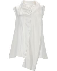 Max Mara - S Max Mara Silk Satin Top - Lyst