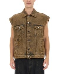 Dolce & Gabbana - Classic Denim Vest - Lyst