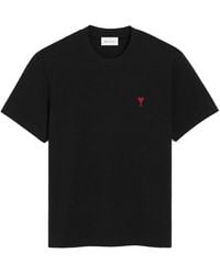 Ami Paris - T-Shirt With Logo - Lyst