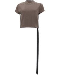 Rick Owens - Solid Mock Collar T-Shirt - Lyst