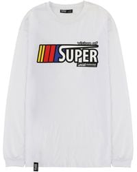 Vision Of Super - T-Shirt A Manica Lunga Con Stampa Logo - Lyst