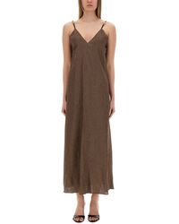 Alysi - Abito "Micro Stripes" - Lyst
