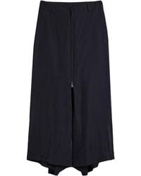 Y-3 - Wide Pants With Zipper - Lyst