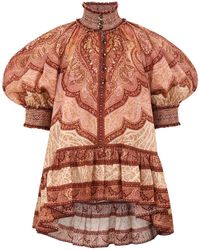 Zimmermann - Wanderlust Ruffle Blouse - Lyst