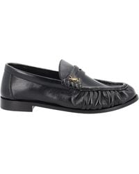 Saint Laurent - Mocassino "Le Loafer Cassandre" - Lyst