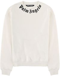 Palm Angels - Felpa Con Logo - Lyst