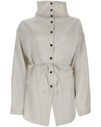 Alysi - Camicia Con Collo Alto - Lyst