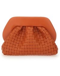 THEMOIRÈ - Clutch "Tia Weaved" Micro - Lyst