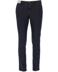 Incotex - Pantalone Con Patch Logo - Lyst