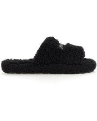 hinnominate - Ecofur Slipper With Logo - Lyst