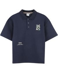BOSS - Polo Maniche Corte Con Logo - Lyst