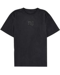 T By Alexander Wang - T-Shirt With Logo - Lyst